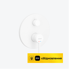 Змішувач для ванни і душу прихованого монтажу Excellent PI білий (AREX.1245WH)