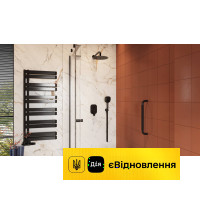 Комплект Excellent для ванни і душу, прихованого монтажу, 2 функційний Clever 2.0 чорний (AREX.SET.4145BS) 