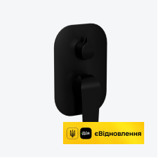 Змішувач для ванни і душу прихованого монтажу Excellent Clever 2.0 чорний (AREX.4145BS) 