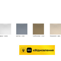 Піддон душовий композитний 900x800 cm Excellent Lavano сірий 