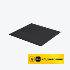 Піддон душовий композитний 1000x900 cm Excellent Lavano чорний 