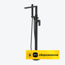 Змішувач для ванни вільностоячий Excellent Glad чорний (ARNL.1155BS)  