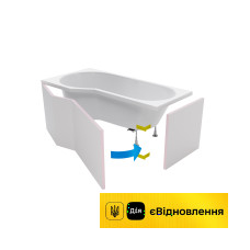 Панель для ванни Be Spot під плитку Flex System Excellent (OBEX.BSF.16WH) 