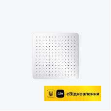 Душова лійка 20х20 см квадратна хром Slim Excellent   