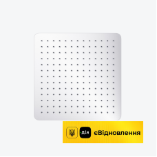 Душова лійка 30х30 см квадратна хром Slim Excellent   
