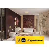 Унітаз Montana Excellent з функцією біде та системою змиву Spin 360, з пультом дистанційного керування, білий глянець 