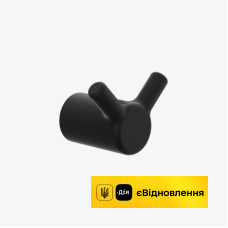 Гачок подвійний Excellent FIDO чорний матовий 