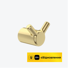 Гачок подвійний Excellent FIDO глянцеве золото 