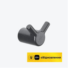 Гачок подвійний Excellent FIDO матовий графіт 