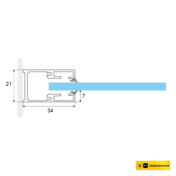 Кабіна душова півкругла 800x800 Excellent Seria 201 